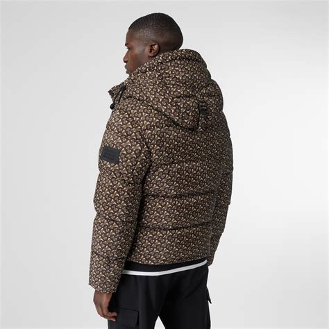 burberry detachable sleeve monogram print puffer jacket|Men’s Puffer Jackets .